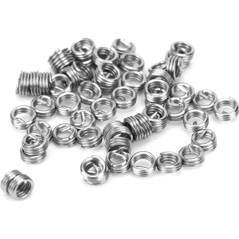 Insert de filetage de fil M1.6 x 0,351D, 50 pièces, réparation filetée, manchon de Protection, réducteur d'écrou de fixation (1/5)