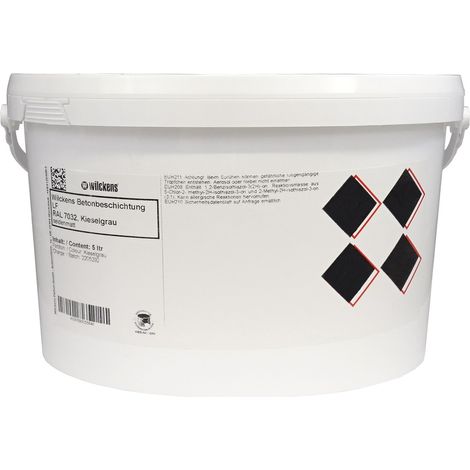 Wilckens Betonbeschichtung LF RAL 7032 Kieselgrau 2,5l 12673200080