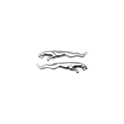 Convient aux badges en métal chromé représentant un léopard bondissant, 160 mm. (1/2)