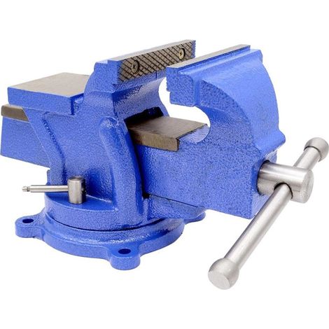 Etau d'établi + base tournante - 100 mm (1/2)