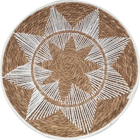 Wanddekoration aus Palmen und Seegras – Natürlicher Stil für Gärten