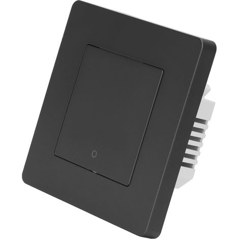 Interrupteur intelligent unidirectionnel avec minuterie, commande de scène et télécommande (100-240 V CA) pour rideau lumineux gris (1/5)