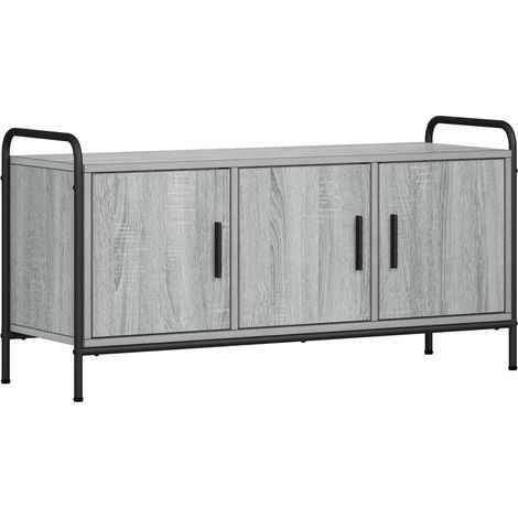 TV Cabinet 99 x 33 x 50 cm Grey Sonoma Engineered Wood vidaXL (1/5)