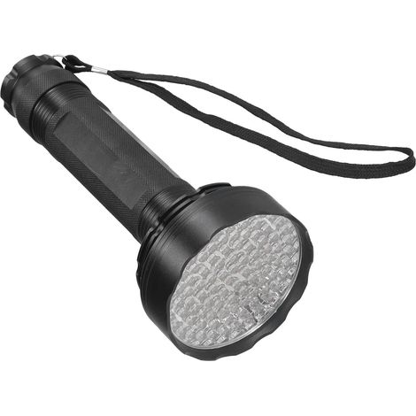 Lampe de poche UV 100 perles LED violettes 395 nm Traitement antidérapant étanche Fournitures de détection pour scorpions et vérification des devises (1/5)