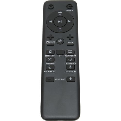 Mando a distancia compatible con HD BAR 5.1, 2.1, 3.1 – Sistema de altavoces – Repuesto – Control de volumen, sonido y fuente
