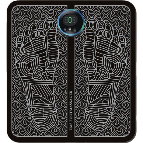 Appareil de massage des pieds EMS à intensité réglable, stimulateur nerveux électrique transcutané pour la relaxation musculaire et le soulagement de la douleur, pliable et portable.-AquaForge (1/5)