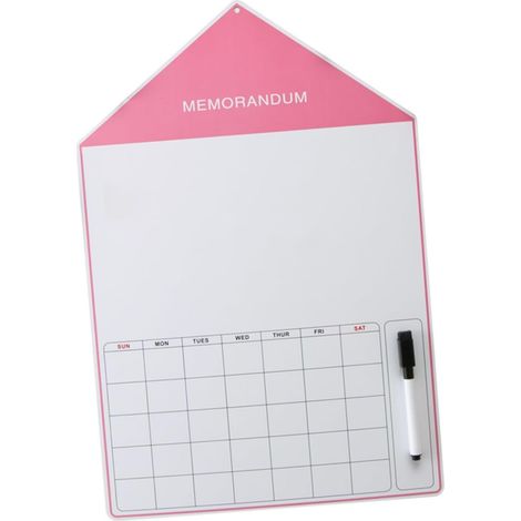 Tableau Magnétique Pour Réfrigérateur Avec Stylo Autocollant Effaçable Pour Message Rappel Pour Réfrigérateur Rose (1/5)