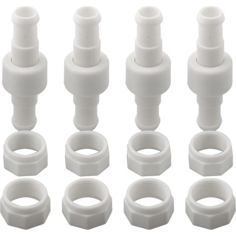Zilimontt 4-teiliger D20-Drehschlauch und D15-Schlauchmutternsatz für Polaris 280, 380, 180 Pool-Staubsauger