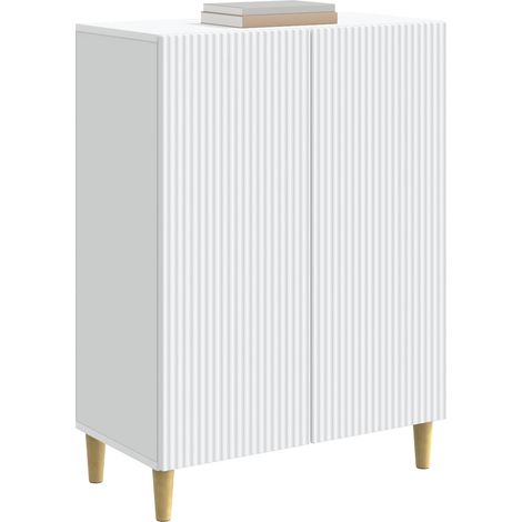 Sideboard/Anrichte/Buffet Weiß 66 x 34,5 x 90 cm Holzwerkstoff LXWW756543 (1/5)