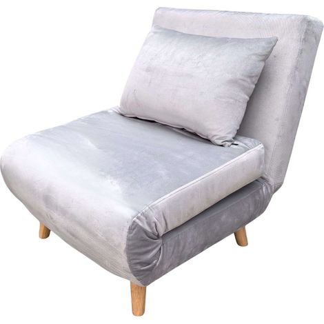 Sillón Cama Nórdic Lite, Sillón Convertible Apertura Clic-Clac Gris claro (1/5)