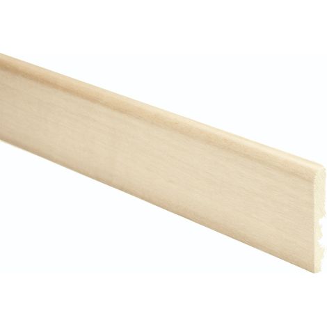 BATTISCOPA LISCIO CM. 9X1X225 GREZZO