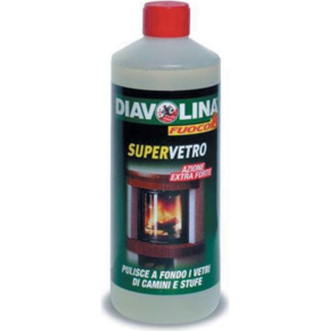 6PZ PULITORE SUPERVETRO DIAVOLINA RICARICA 1000 ML