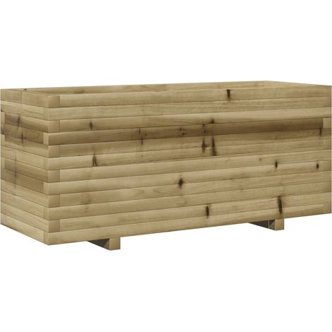 Maison Exclusive - Fioriera da Giardino 110x40x49,5 cm in Legno di Pino Impregnato (1/5)