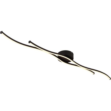 Globo - plafón - BOYD - negro - metal - LED - 67336-30 (1/5)