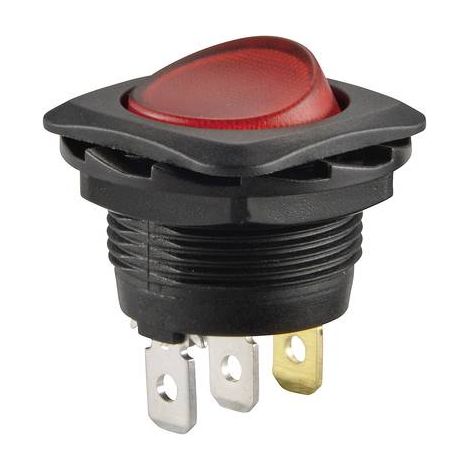 Interrupteur à bascule TRU COMPONENTS TC-R13-135B-02 1587556 250 V/AC 10 A 1 x Off/On à accrochage 1