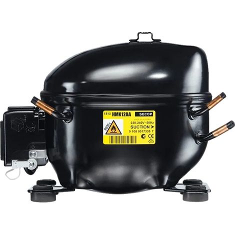 Compresseur de réfrigérateur, 1/4 HP, compatibilité R600a, fonctionnement silencieux, certifié CE, construction en métal