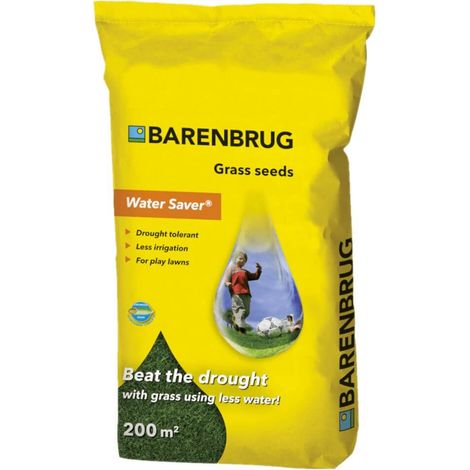 Barenbrug Gras WASSERSPAREND 5kg FÜR TROCKENE FLÄCHEN BESCHICHTETE SAMEN