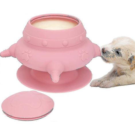 Gamelle à lait pour chiots allaités, 4 biberons à tétine pour plusieurs chiots, 240 ml, rose, modèle Doggie Bubble Feeder-nPink SZRH AS (1/5)