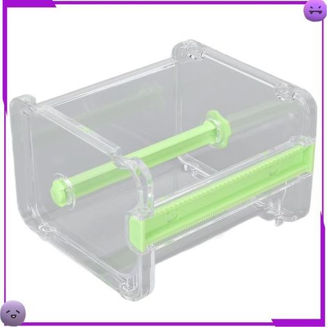 VGEBY Coupe‑ruban transparent Coupe‑ruban de Masquage Multi Transparent Distributeur Support de Ruban Adhésif parfum cils Verte (1/5)