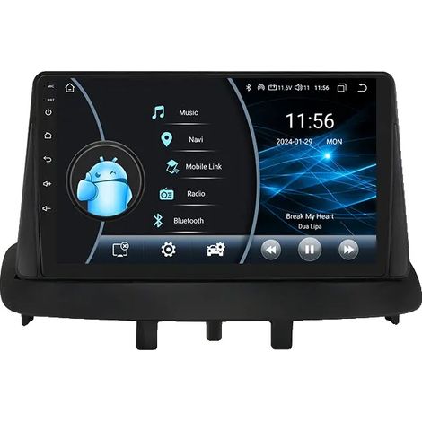 Autoradio, touchscreen, funzioni multimediali, compatibile con Renault Megane 3 2008 - 2014, W5-4G 8Core-4G 64G (1/2)