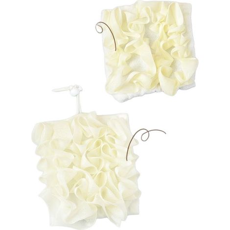 Éponge de douche - Lot de 2 - Éponge en filet - Bain relaxant - Grande boule de bain et de douche - Douche - Bain - Éponge relaxante pour le bain et la douche - Salle de bain - Accessoires de salle de (1/4)