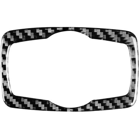 Compatible avec BMW Série 1 E81 E82 E87 E88 2008-2013 en fibre de carbone pour intérieur de voiture (cadre d'interrupteur de phare) (1/5)