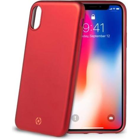 SOFTMATT COVER IPHONE XS/X RED (1/5)