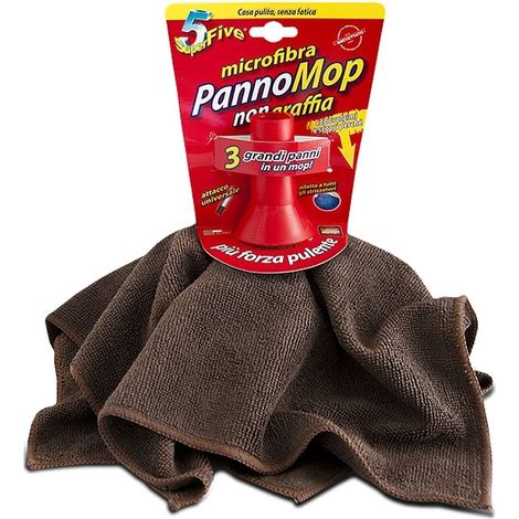 panno mop in microfibra superfive - colori assortiti.