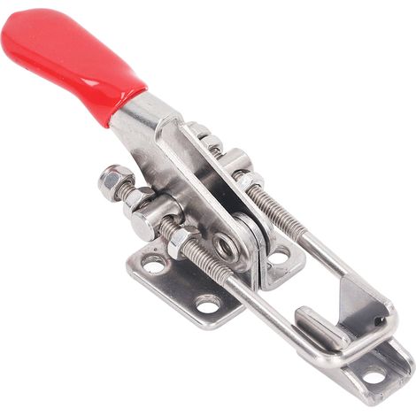 Pince à bascule en acier inoxydable 304, autobloquante, à boucle en U, type loquet, à clip rapide