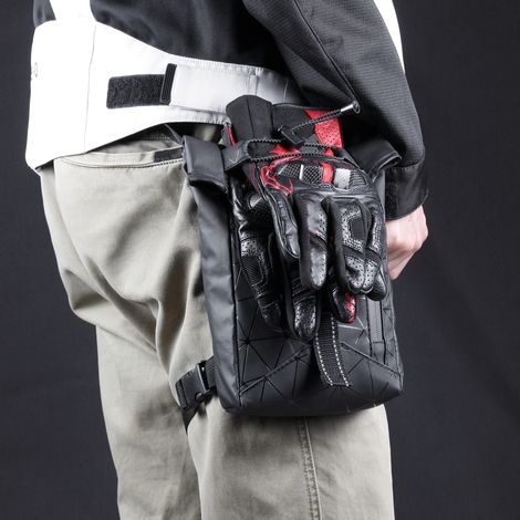 Borsa da gamba per motociclista, marsupio multifunzionale per attività all'aperto, impermeabile, ideale per viaggi, pesca, escursionismo e ciclismo. (1/5)