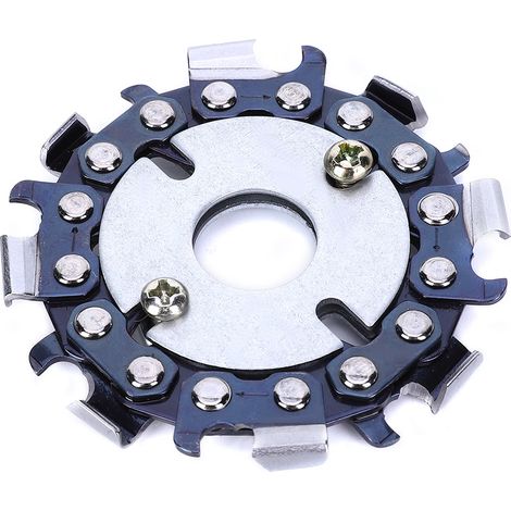 Disque à chaîne de 6,35 cm (2,5 pouces) à 8 dents pour meuleuses d'angle, accessoire pour outils de menuiserie (1/5)