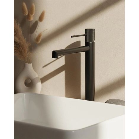 Melin Rubinetto alto per lavabo senza scarico grigio metallico Melin (1/3)