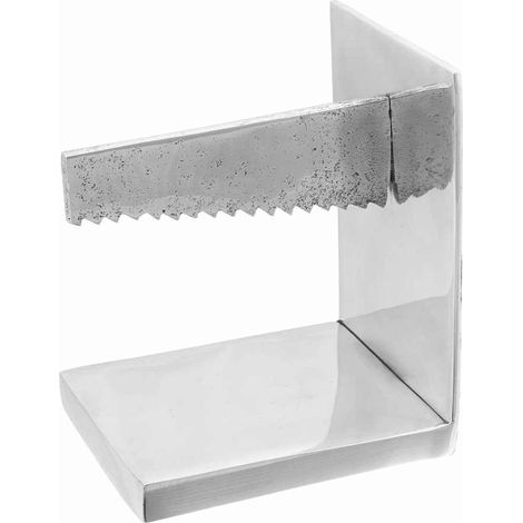 Buchstützen 2 pcs Silber 11 x 14 x 17,5 cm Aluminium