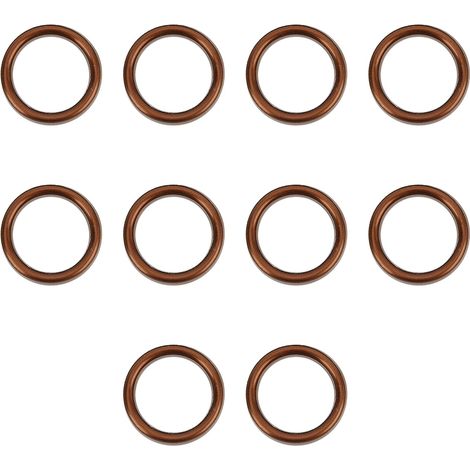 Decdeal Joint d'échappement en aluminium, 10 pièces, pour XR50 CRF50 chinois Pit Dirt Bike ATV (1/5)