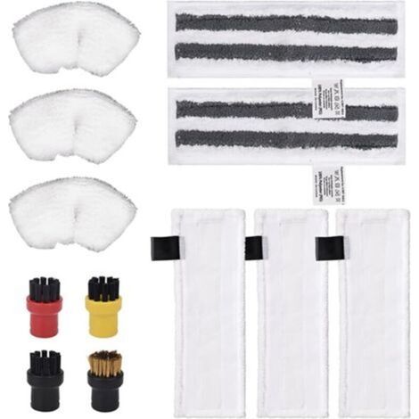 Juego de 12 paños de microfibra, accesorios compatibles con la limpiadora a vapor Karcher Easyfix SC2 SC3 SC4 SC5 -Crezuo