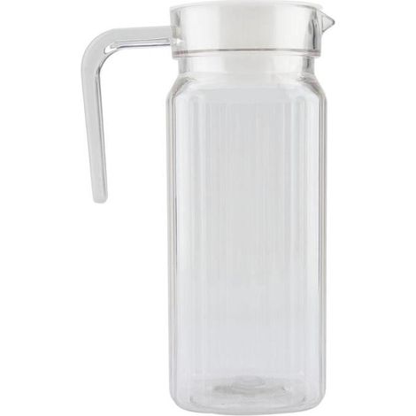Bouteille de jus - 800 ml - Transparent - Acrylique - Design élégant et durable (1/4)