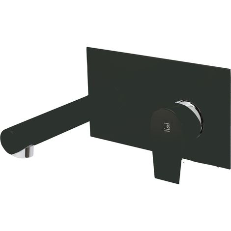 PRESTO 4605616 AROHA Grifo Mural De Lavabo Negro - ref: 4605616 (1/4)