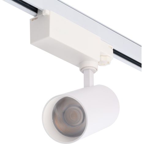 Projecteur LED sur rail 30 W 90 lm/W IRC élevé ( 95) 4 000 °K Pilote Lifud triphasé 50 000 h