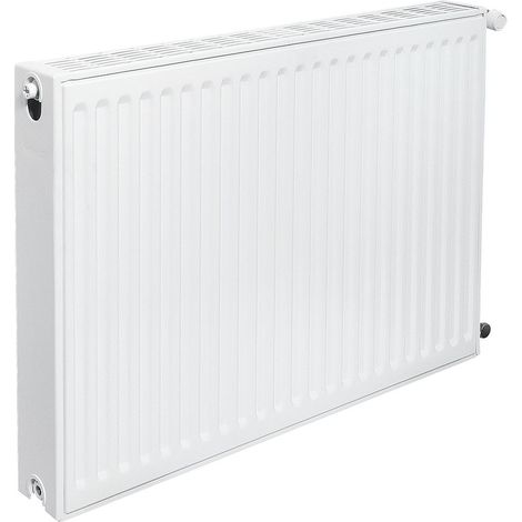 Brötje Flachheizkörper EuroProfil Kompakt Typ 22 K 900x102x700mm, profilierte Front, Weiß, 1038W bei 70/40/20 Grad C (1/3)