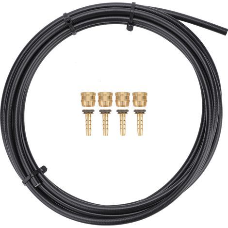 Tuyau d'huile de frein pour vélo de montagne, accessoire cyclisme noir, 3 mètres, 1 pièce (1/5)