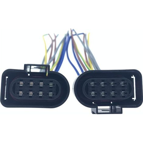 Compatible avec les douilles de phares, les prises de feux arrière et les prises de feux antibrouillard des modèles Audi, Foton H4 et Auman GTL – JB1882-8P