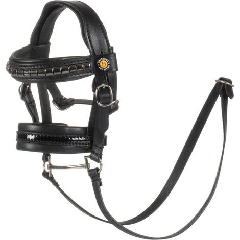 taglia unica, Nero: Briglia inglese per cavallino giocattolo Toy Horse con clincher