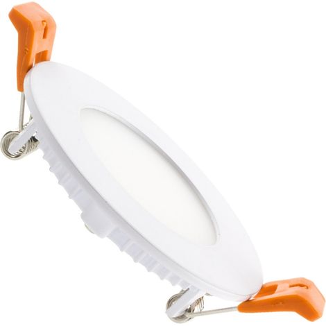 LED Einbaustrahler flach 3W Rund SuperSlim Ausschnitt Ø 70mm 5000K Kaltweiß