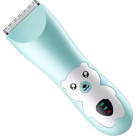 Baby Hair Clippers, Child Hair Cutting Kit Ultra Silent Wire with Guide Combs, Cleaning Brush, Lubricating Oil (1/5)