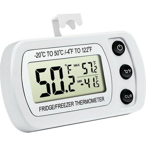 Minuteur de Cuisine, Minuteur Cuisine Aimanté Digital Chronomètre, Blanc (1/5)