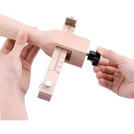 Utensile da taglio regolabile per braccialetti in pelle con cinque lame, accessorio per la creazione di gioielli unici e originali. - Crezuo