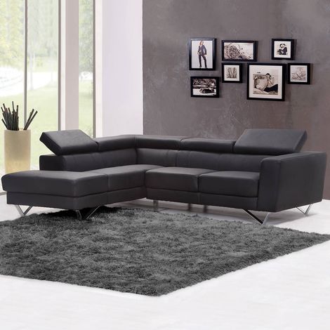 No-name STRADO tapis gris foncé 250 x 300 cm shaggy (1/5)