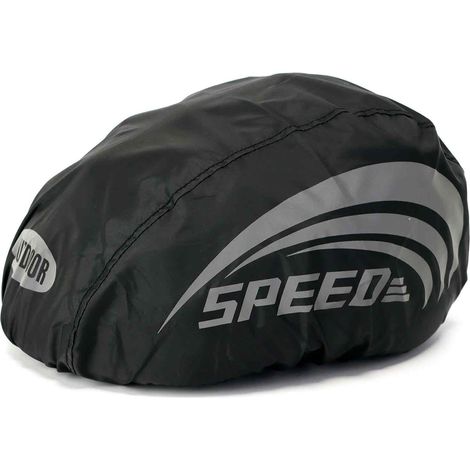 Housse De Casque Vélo - Polyester Imperméable Avec Bandes Réfléchissantes - Pour Cyclisme Urbain Et Sportif - 1 Pièce (1/5)
