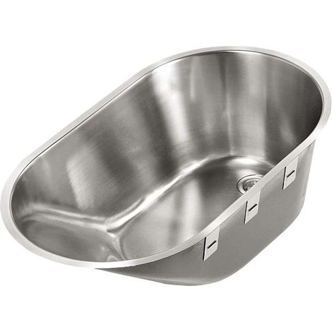 Sanela - Edelstahl-Badewanne 700x400 mm SLSN 11