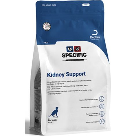 Spcifique, Nourriture pour les chats Support de rein FKD, 2 kg